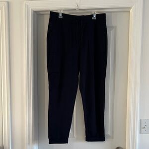 NWT - Croft & Barrow Women’s Navy Blue Cargo Pants - Size Large